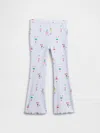Gap Factory Babygap Pull-on Ribbed Flare Leggings In White