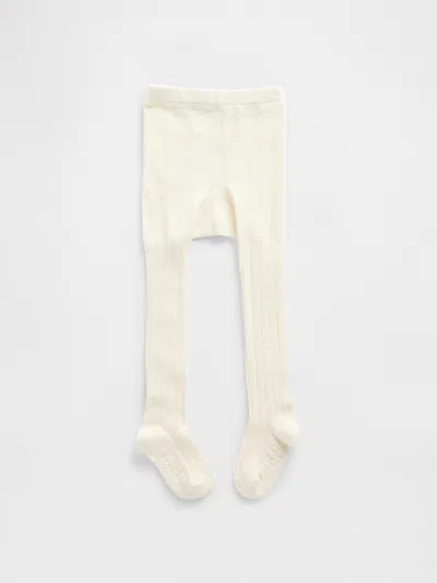 Gap Factory Babygap Pull-on Ribbed Tights In Brown