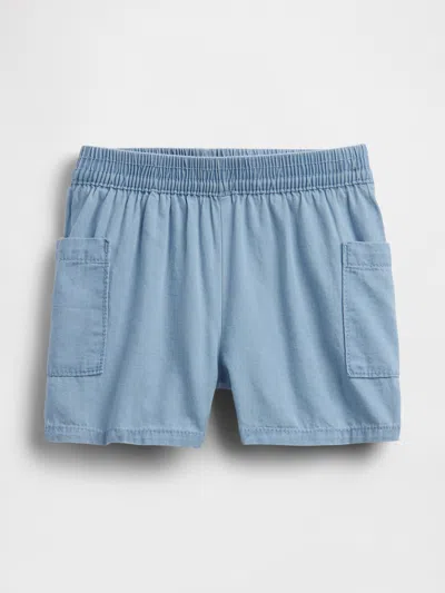 Gap Factory Babygap Pull-on Shorts In Blue