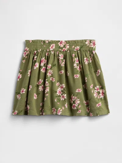 Gap Factory Babygap Pull-on Skirt In Green