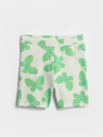 Gap Factory Babygap Pull-on Stretch Jersey Bike Shorts In Green