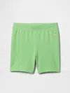 Gap Factory Babygap Pull-on Stretch Jersey Bike Shorts In Green