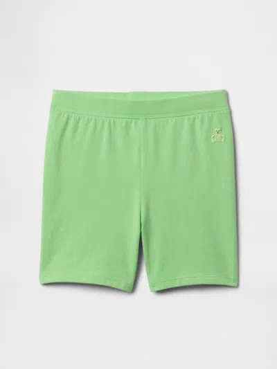 Gap Factory Babygap Pull-on Stretch Jersey Bike Shorts In Green