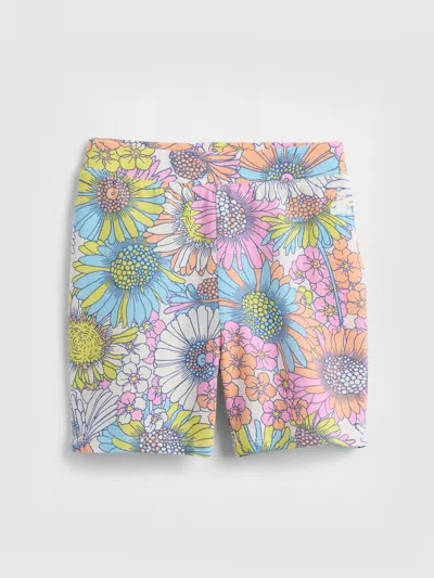 Gap Factory Babygap Pull-on Stretch Jersey Bike Shorts In Multi