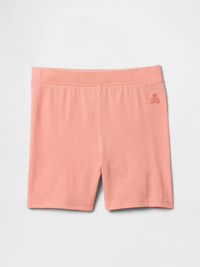 Gap Factory Babygap Pull-on Stretch Jersey Bike Shorts In Orange