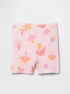 Gap Factory Babygap Pull-on Stretch Jersey Bike Shorts In Pink