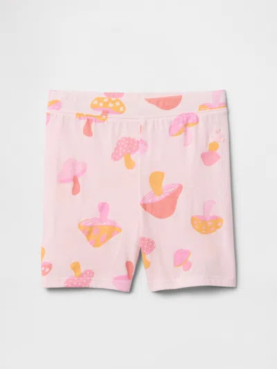 Gap Factory Babygap Pull-on Stretch Jersey Bike Shorts In Pink