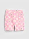 Gap Factory Babygap Pull-on Stretch Jersey Bike Shorts In Pink