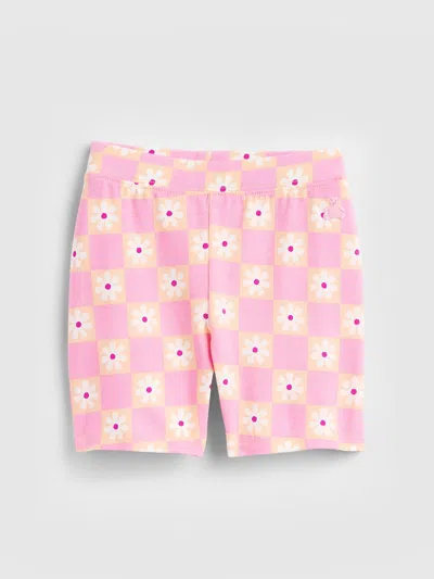 Gap Factory Babygap Pull-on Stretch Jersey Bike Shorts In Pink