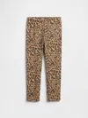 Gap Factory Babygap Pull-on Stretch Jersey Leggings In Animal Print