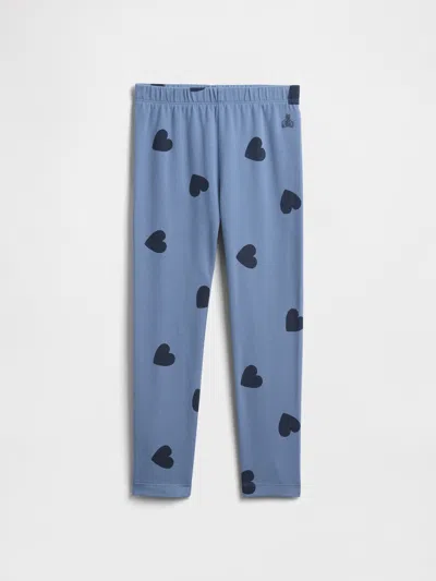 Gap Factory Babygap Pull-on Stretch Jersey Leggings In Blue