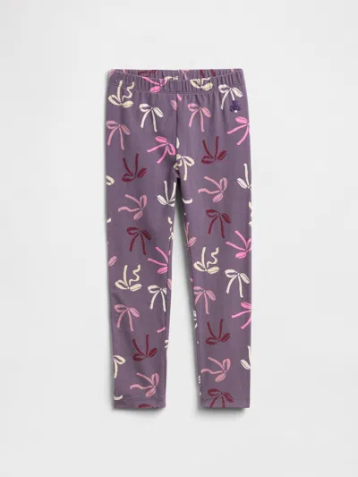 Gap Factory Babygap Pull-on Stretch Jersey Leggings In Purple