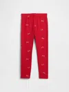 Gap Factory Babygap Pull-on Stretch Jersey Leggings In Red