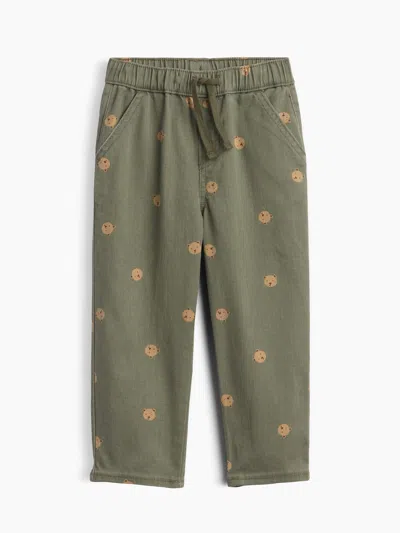 Gap Factory Babygap Pull-on Baggy Jeans In Green