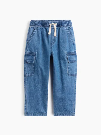 Gap Factory Babygap Pull-on Baggy Jeans In Medium Wash