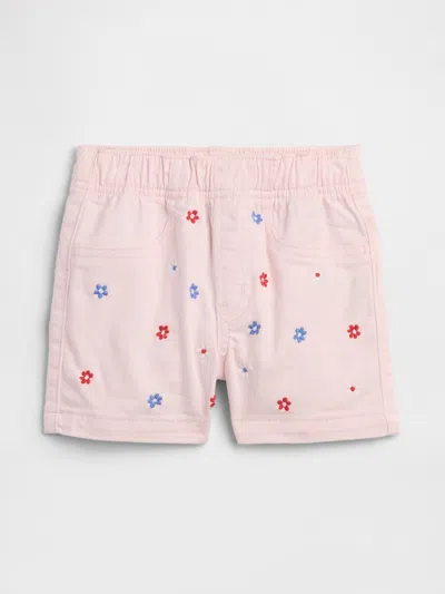 Gap Factory Babygap Pull-on Embroidered Mom Jean Shorts