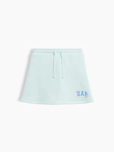 Gap Factory Babygap Pull-on Logo Skort In Gray