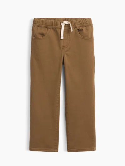 Gap Factory Babygap Pull-on Original Straight Jeans In Brown