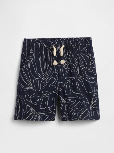 Gap Factory Babygap Pull-on Print Linen-blend Shorts