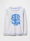 Gap Factory Babygap Rash Guard In Gray