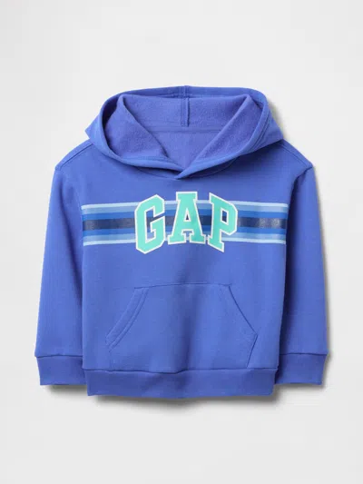 Gap Factory Babygap Relaxed Gap Logo Hoodie In Blue