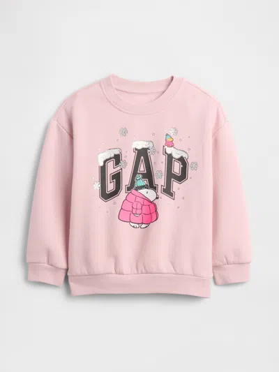 Gap Factory Babygap Relaxed Graphic Sweatshirt In Pink