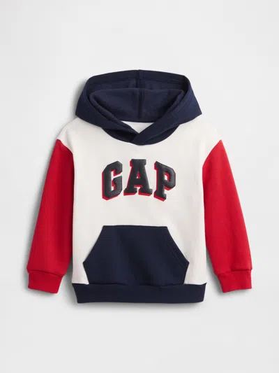 Gap Factory Babygap Relaxed Logo Colorblock Hoodie In Multi