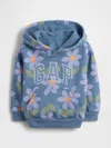 Gap Factory Babygap Relaxed Logo Graphic Hoodie In Blue