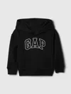 Gap Factory Babygap Relaxed Logo Hoodie In Black