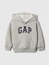 Gap Factory Babygap Relaxed Logo Hoodie In Gray