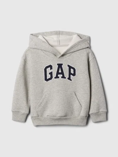Gap Factory Babygap Relaxed Logo Hoodie In Gray