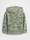 Gap Factory Babygap Relaxed Logo Hoodie In Green