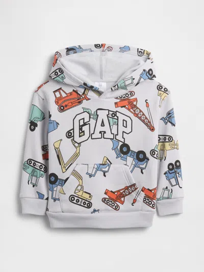Gap Factory Babygap Relaxed Logo Hoodie In Multi