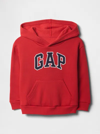 Gap Factory Babygap Relaxed Logo Hoodie In Red