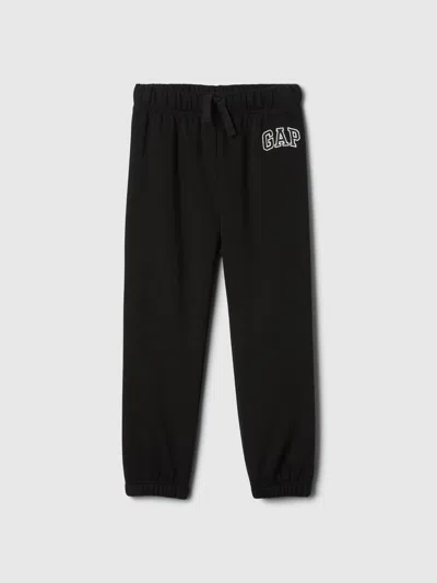 Gap Factory Babygap Relaxed Logo Pull-on Joggers In Black