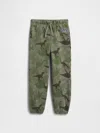 Gap Factory Babygap Relaxed Logo Pull-on Joggers In Green