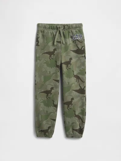 Gap Factory Babygap Relaxed Logo Pull-on Joggers In Green