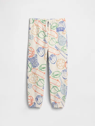 Gap Factory Babygap Relaxed Logo Pull-on Joggers In Multi