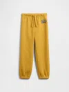 Gap Factory Babygap Relaxed Logo Pull-on Joggers In Yellow