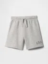 Gap Factory Babygap Relaxed Logo Pull-on Shorts In Gray