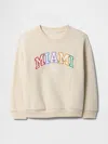 Gap Factory Babygap Relaxed Miami Logo Sweatshirt In Neutral