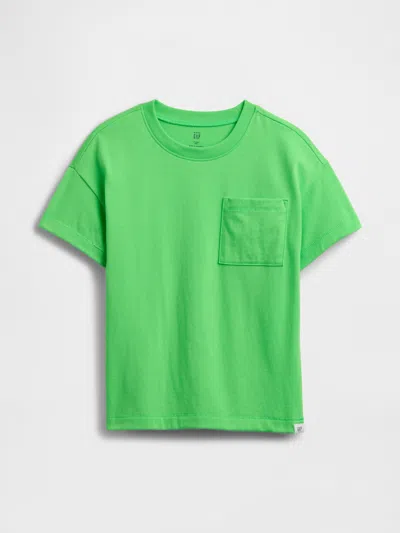 Gap Factory Babygap Relaxed Pocket T-shirt In Green