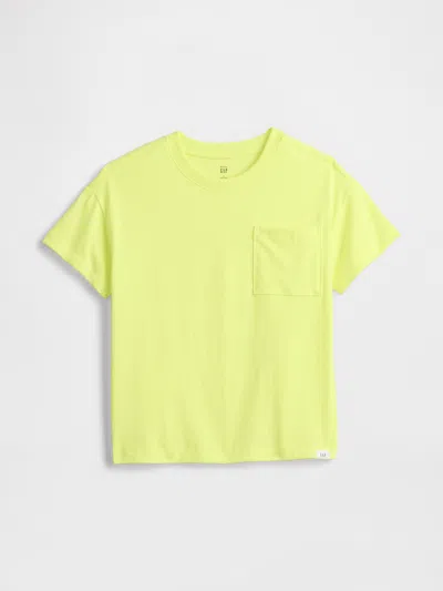 Gap Factory Babygap Relaxed Pocket T-shirt In Yellow
