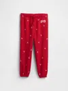 Gap Factory Babygap Relaxed Pull-on Logo Joggers In Red