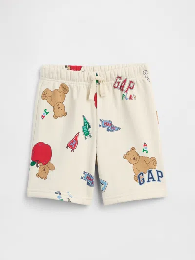 Gap Factory Babygap Relaxed Pull-on Logo Shorts In Multi