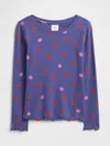 Gap Factory Babygap Ribbed Crewneck T-shirt In Blue