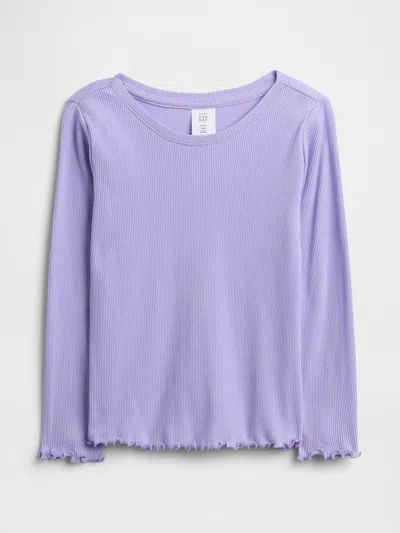 Gap Factory Babygap Ribbed Crewneck T-shirt In Blue