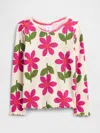 Gap Factory Babygap Ribbed Crewneck T-shirt In Multi