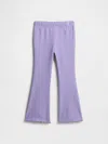 Gap Factory Babygap Ribbed Pull-on Flare Leggings In Brown