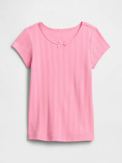 Gap Factory Babygap Ribbed T-shirt In Pink